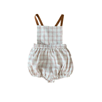 Mika Romper - Rustic Check