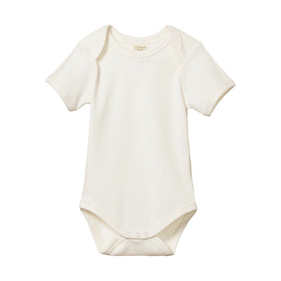 Short Sleeve Bodysuit - Natural