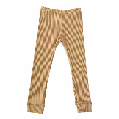 Rib Leggings - Wheat