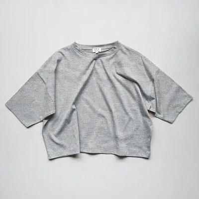 The Oversized Tee - Gray Melange