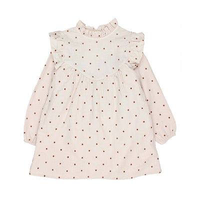 Polka Dots Dress - Sand