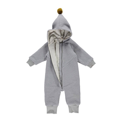 Wool Overall - Silver