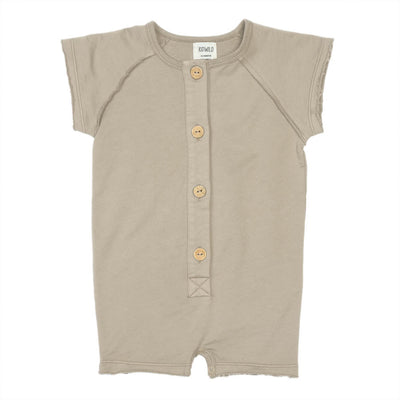 Organic Romper - Pebble