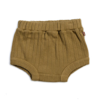 Organic Rib Bloomers - Olive