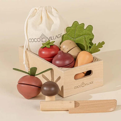 Wooden Vegetable Garden Playset
