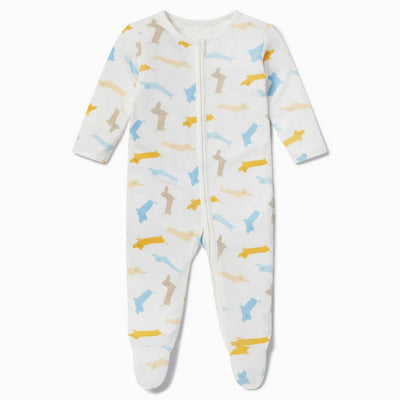 Zip-Up Sleepsuit - Pups