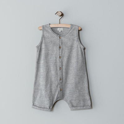 The Beach Bum Playsuit - Gray Melange