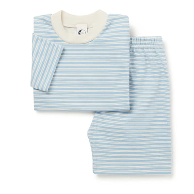 Kid's Short & Tee Set - Fisherman Stripe