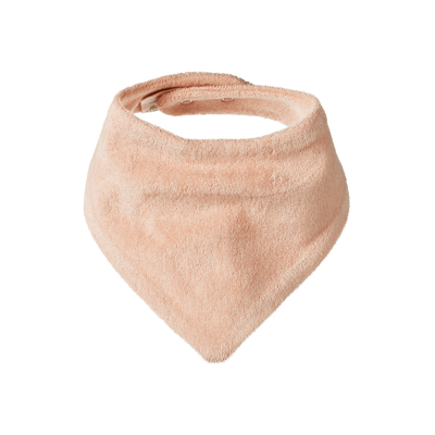 Triangle Terry Bib - Rose Dust
