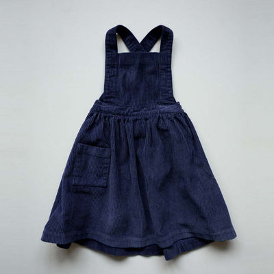 The Corduroy Pinafore - Indigo