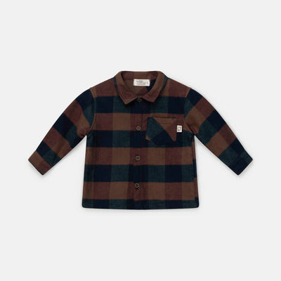 Organic Plaid Baby Shirt - Unique
