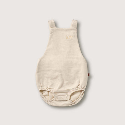 Organic Strap Romper - Oatmeal Melange