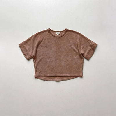 The Oversized Terry Top - Cinnamon