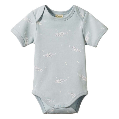 Short Sleeve Bodysuit - Spotted Whale Shark