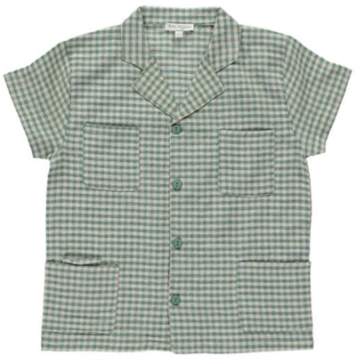 Uma Shirt - Green Gingham