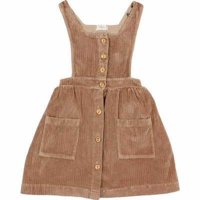 Knit Velour Dress - Muscade