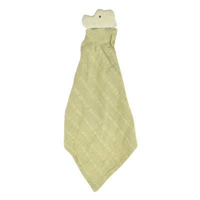 Crocodile Comforter - Olive Green Muslin