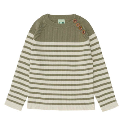 Sweater - Sage/Ecru