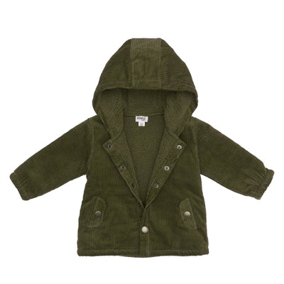 Organic Corduroy Parka - Forest