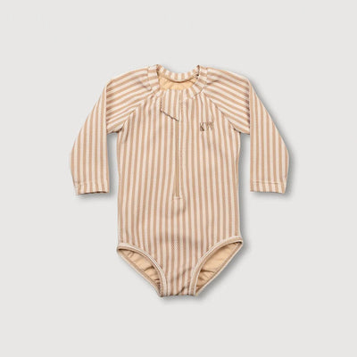 Girls' Rash One Piece - Honey Stripe