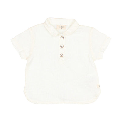 Baby Linen Shirt - Ecru