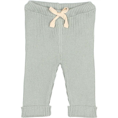 Newborn Sweater Knit Legging with Cuff - Cactus