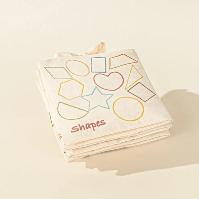 Natural Cotton Baby's First Soft Book English - SHAPES