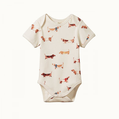 Short Sleeve Bodysuit - Pet Parade Print