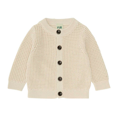 Baby Structure Cardigan - Ecru