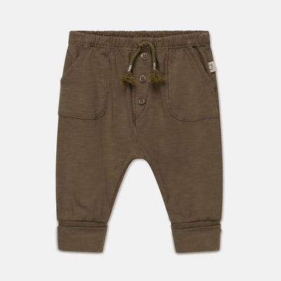 Slub Baby Pants - Khaki
