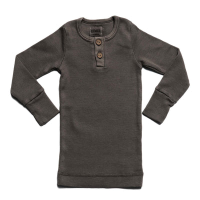 Organic Vintage Long Sleeve Top - Slate