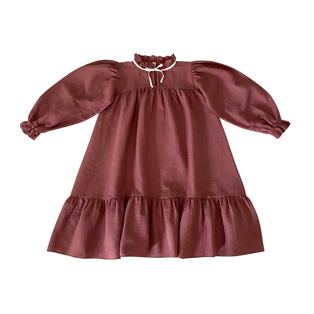 Agatha Dress - Light Mahogany