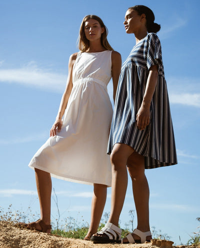Cece Organic Cotton Dress - White