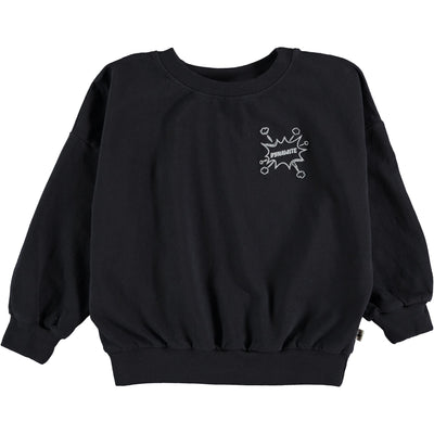 Kids Organic & Recycled Fleece Sweatshirt - Dark Blue