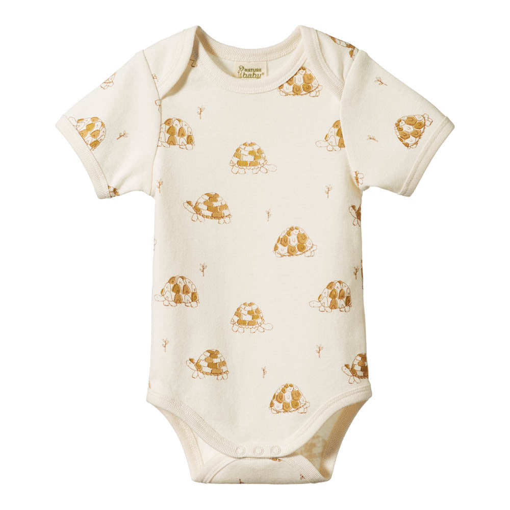Short Sleeve Bodysuit - Tortoise Print