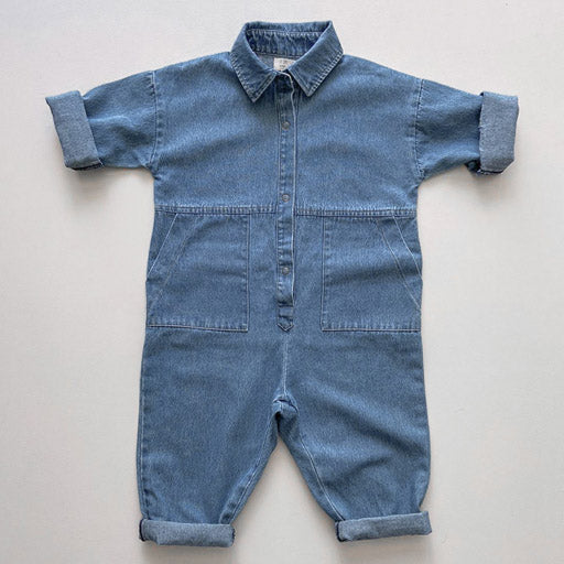 The Denim Boiler Suit - Light Denim