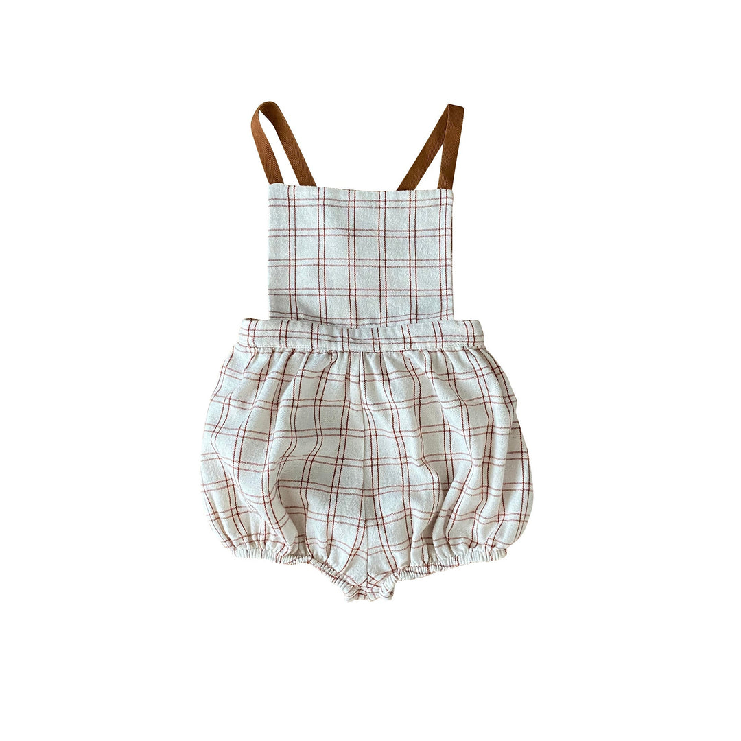 Mika Romper - Rustic Check