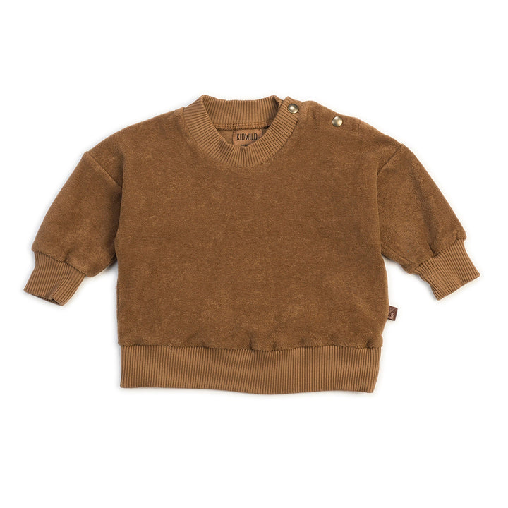 Organic Terry Sweatshirt - Brick