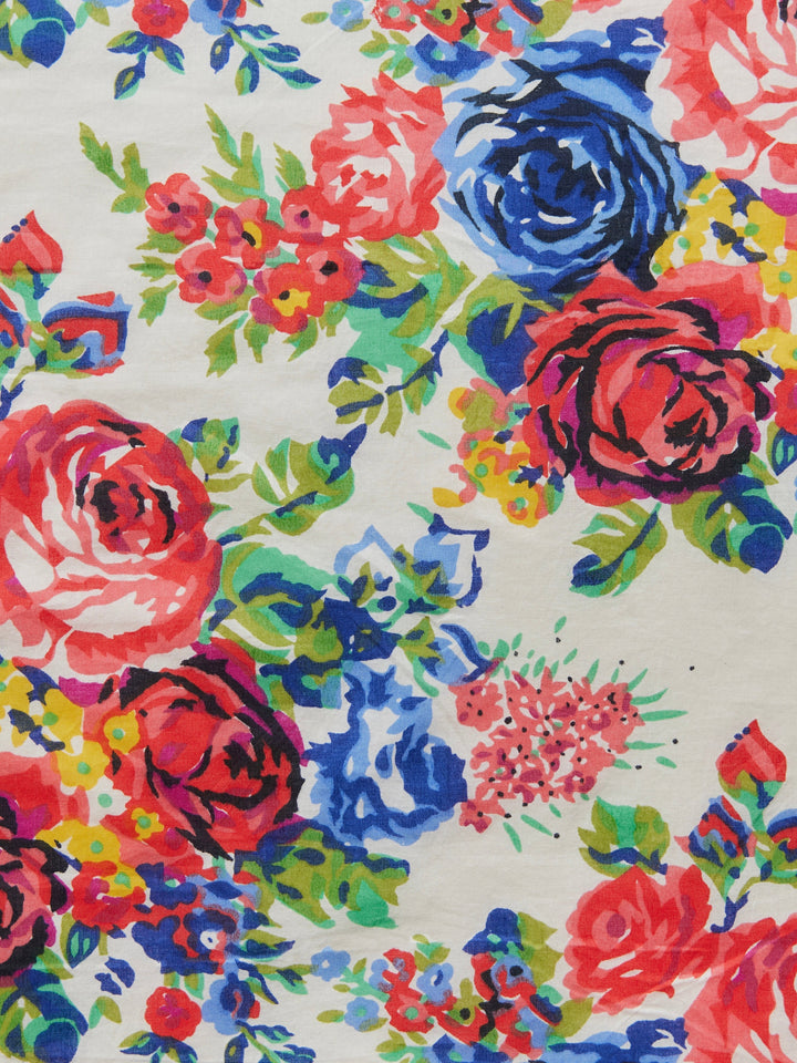 Aurora Puff Sleeve Maxi Dress - Blooming Floral Print