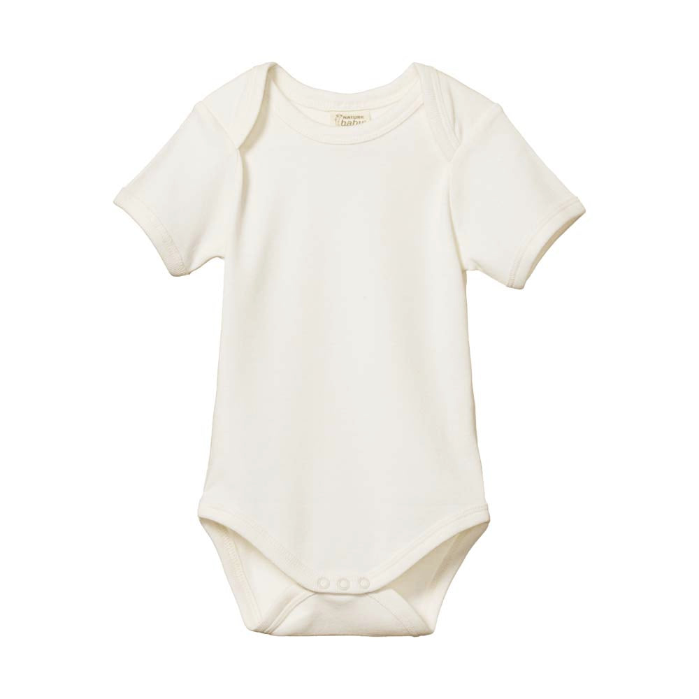 Short Sleeve Bodysuit - Natural