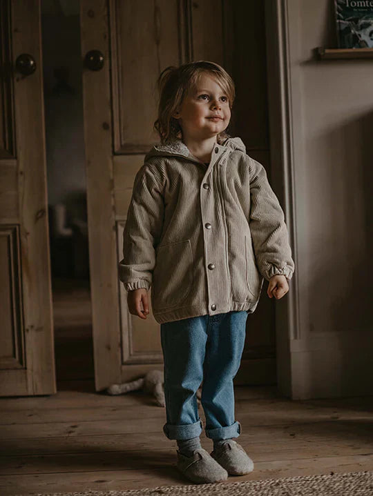 The Corduroy Coat - Oatmeal