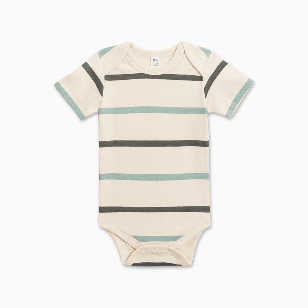 Afton Bodysuit - Lodie Stripe/Pewter & Tide - manymoons sandbox