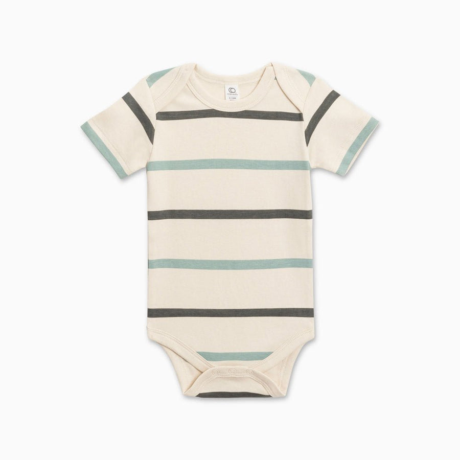 Afton Bodysuit - Lodie Stripe/Pewter & Tide - manymoons sandbox