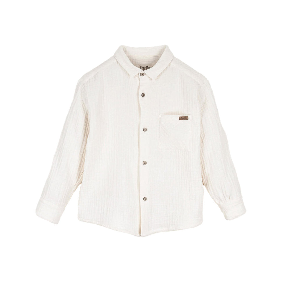 Off White Shirt with Pockets