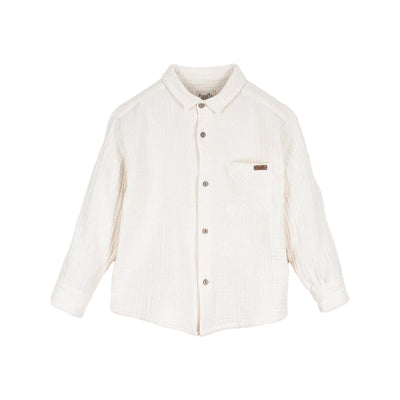 Off White Shirt with Pockets