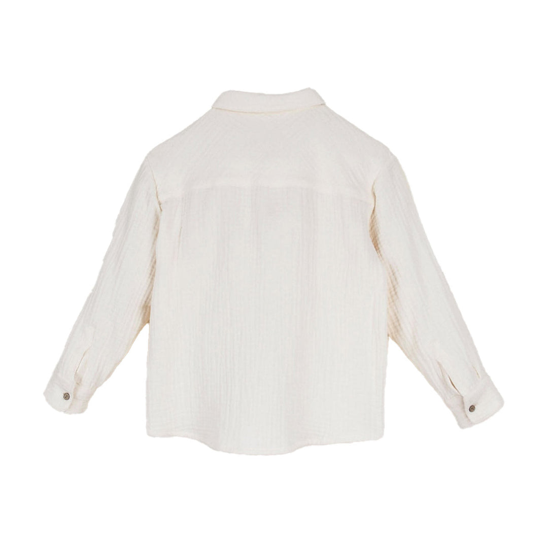 Off White Shirt with Pockets