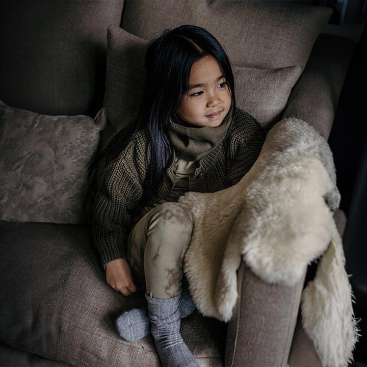 The Chunky Cardigan - Olive