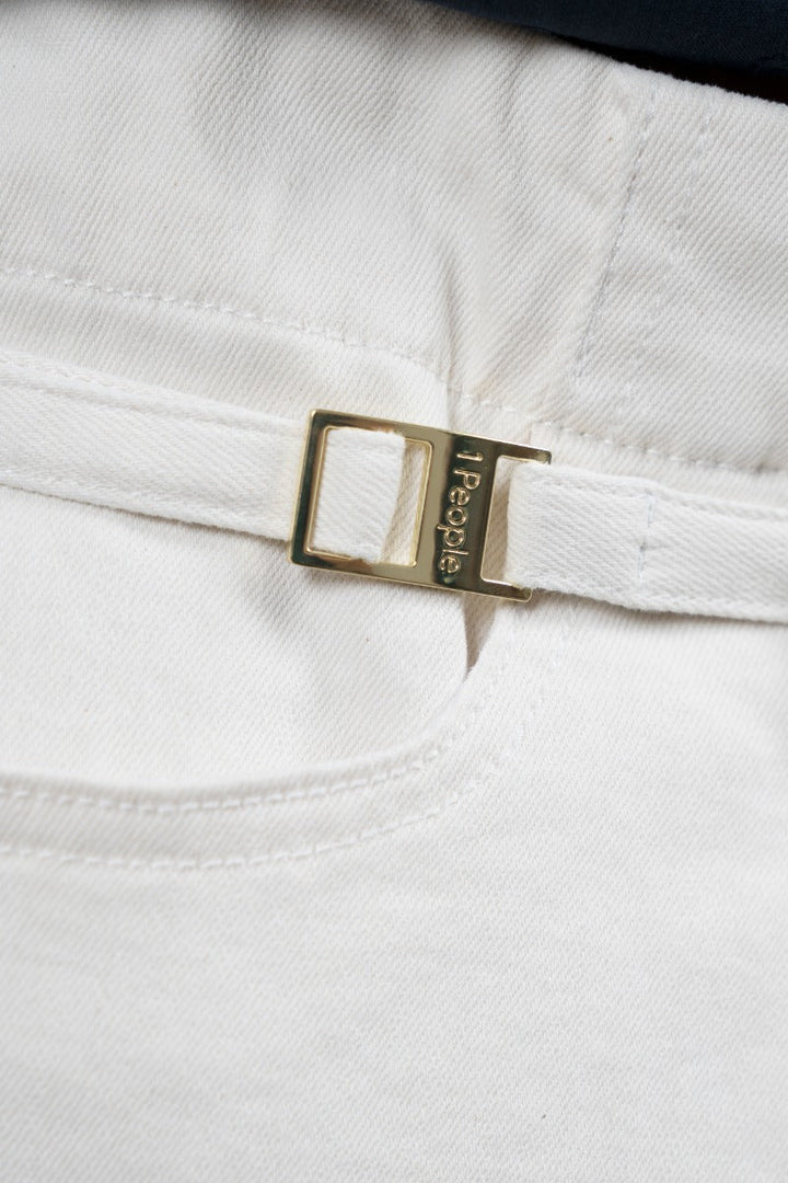Montana Denim Paperbag Shorts - Alto