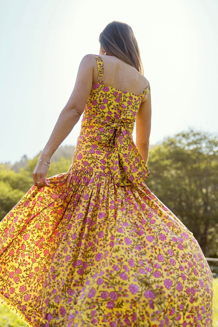 Diane Drop-Waist Skirt - Amber