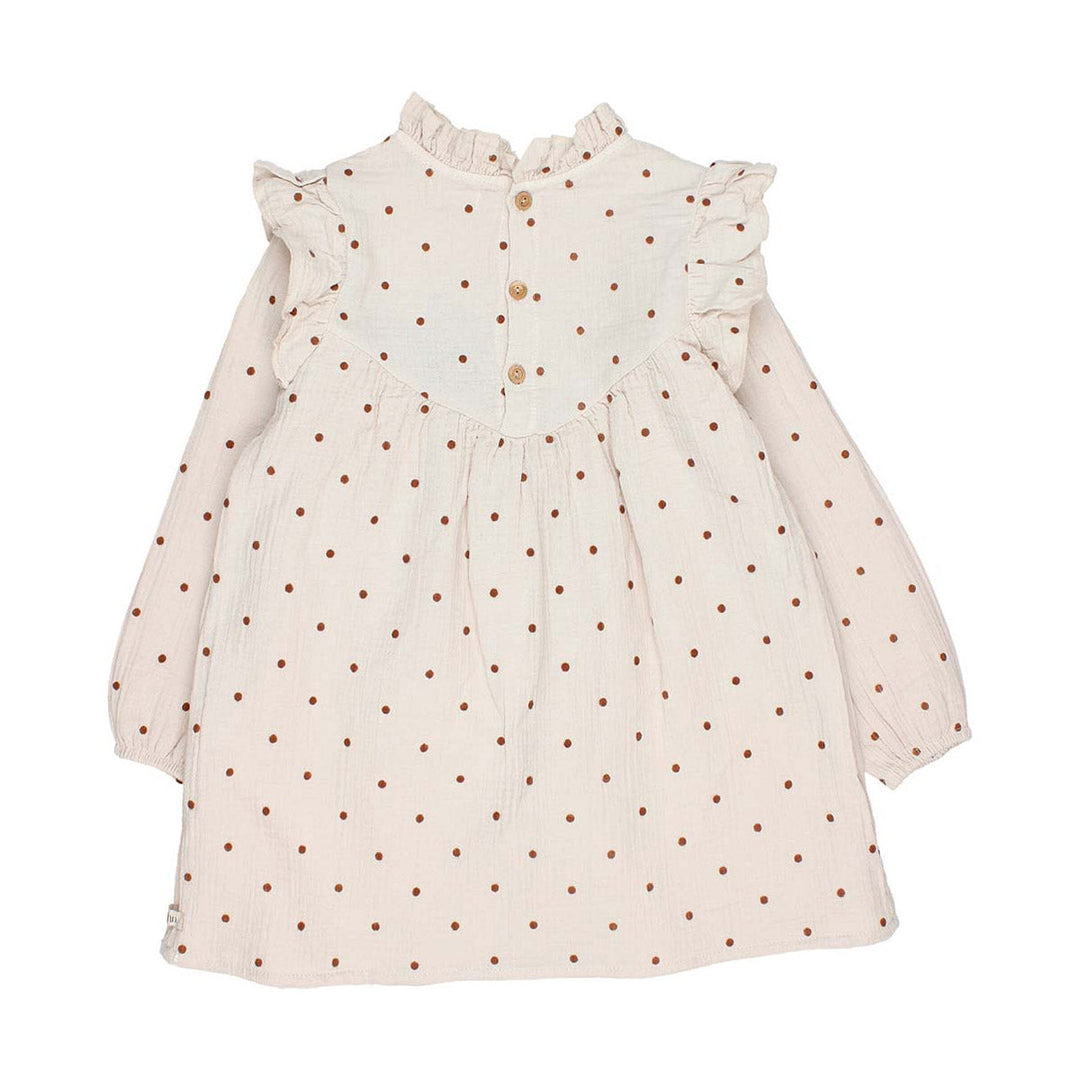 Polka Dots Dress - Sand